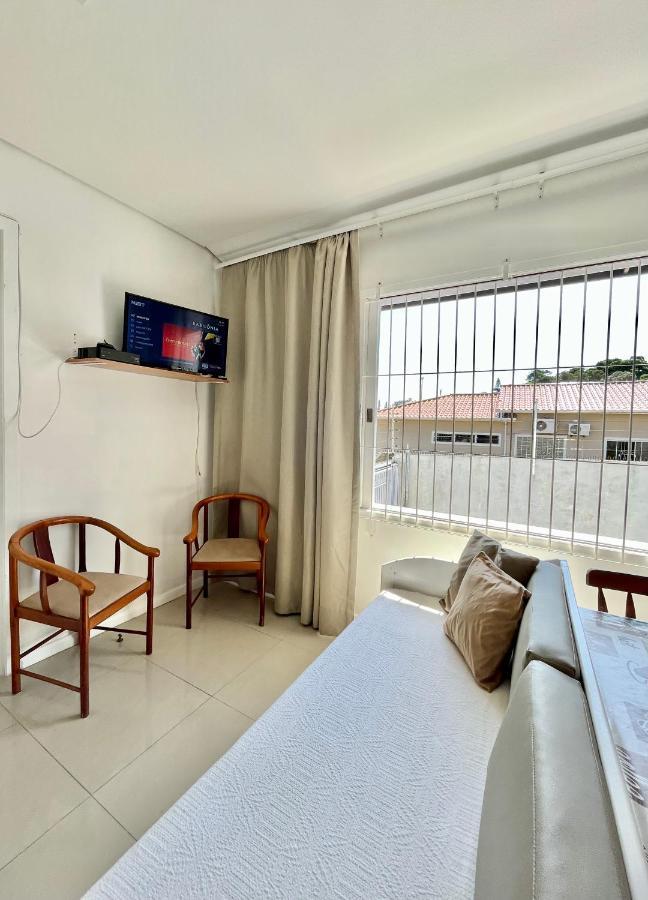 Estudio Ilha Centro Sul Ufsc, Ar Cond, Estac, Varanda, Vista Mar Florianópolis Dış mekan fotoğraf