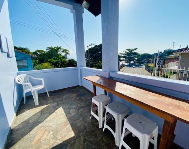 Estudio Ilha Centro Sul Ufsc, Ar Cond, Estac, Varanda, Vista Mar Florianópolis Dış mekan fotoğraf